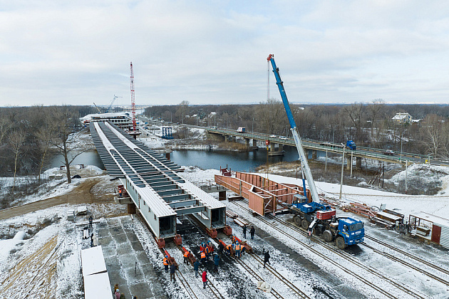 В Волгоградской области готовность моста через ерик Гнилой составляет 70 процентов
